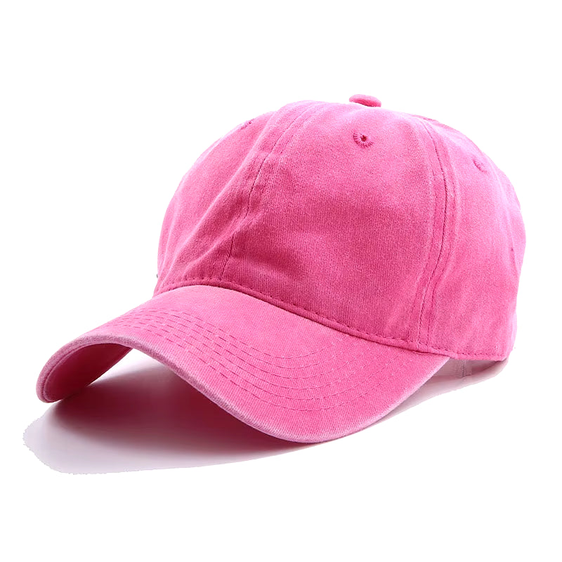 Solid Spring Summer Cap Women Ponytail Baseball Cap Fashion Hats Men Baseball Cap Cotton Outdoor Simple Vintag Visor Casual Cap